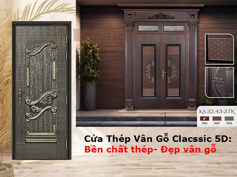 Cửa thép Classic 5D Cửa thép classic 5D